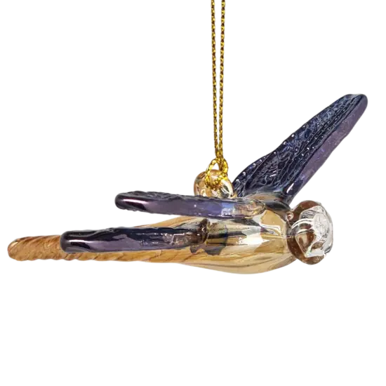 Egyptian Glass Dragon Fly - Blue Wings {2}