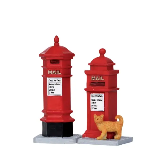 Lemax Coventry Cove Victorian Mailbox - 2 Piece Set {2}