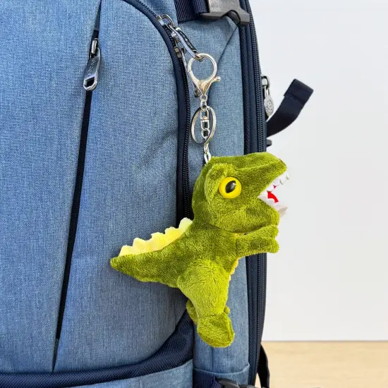 Wrapables Cute Plush Keychain Pendant Charm for Bag, T-Rex {6}