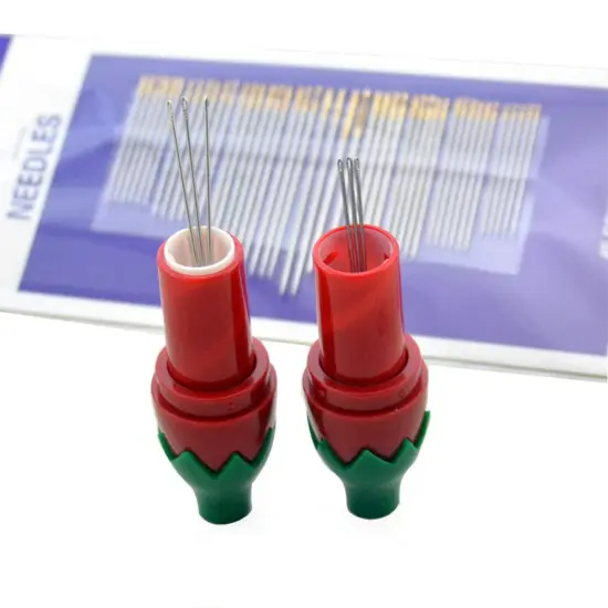 NX Garden Needle Case 3PCS Chili Shaped Needles Storage Container Needle Holder Sewing Tool Knitting Accessorie for Needlework DIY Craft Tool {5}