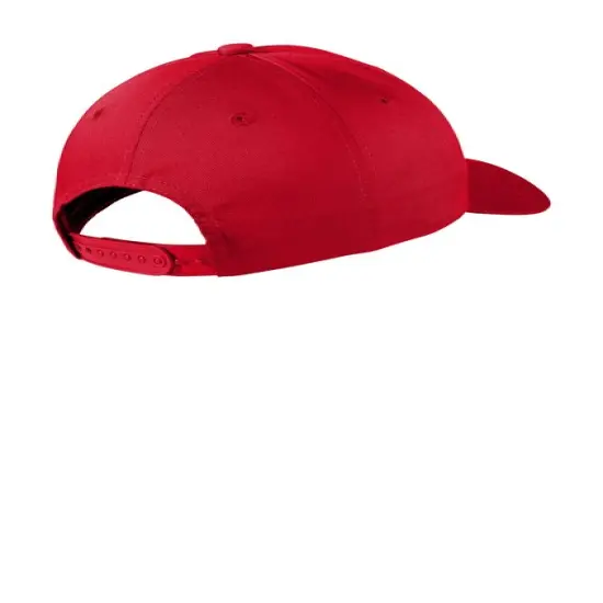 Port Authority&reg; Snapback Fine Twill Cap Red {2}