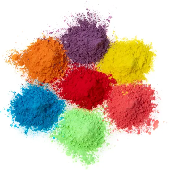 Kulture Khazana: Holi Color Powder - 100gm Bags, 7 Pk - All Natural, Washable, Biodegradable, Non-Toxic, Festival of Colors, Fun Run, Parties, Outdoor {3}