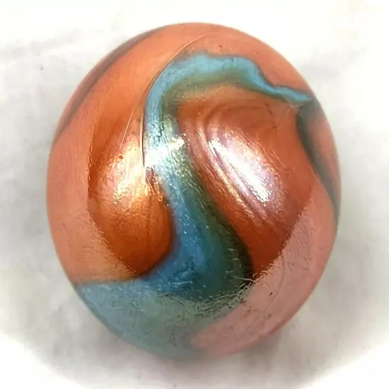 Toe breaker 50mm (2") Valkyrie (aka Seahorse) Marbles glass ball huge Swirl {4}