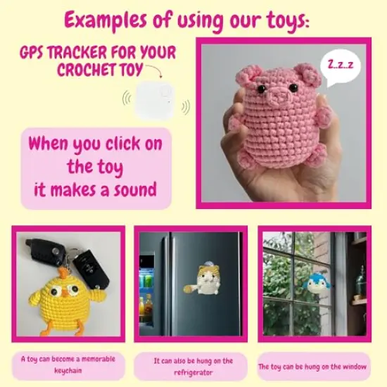 Easy Crochet Kit for Beginners Animals - Learn to Crochet Kits for Beginners - Bear Crochet Box {3}