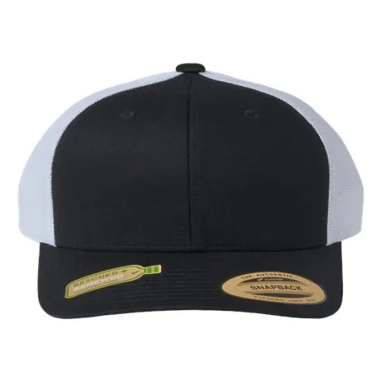 YP Classics&reg; Sustainable Retro Trucker Cap Charcoal/ White {4}