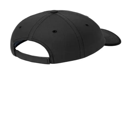 Port Authority&reg; Vintage Washed Contrast Stitch Cap Charcoal/ Black {2}
