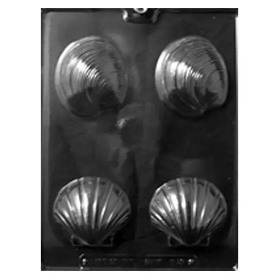 Large Shells Chocolate Mold for Elegant or Beach Party Treats {1}