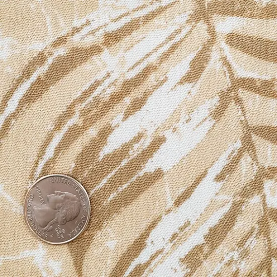 1 Yard Taupe Rayon Crinkle Woven Fabric Neutral Taupe Perfect For Everyday Wear, Business Casual 50/52" Width {1}