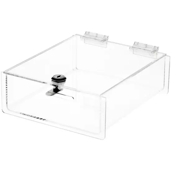 Plymor Clear Acrylic Locking Countertop Display Case, 2.75" H x 7.5" W x 8.5" D {2}