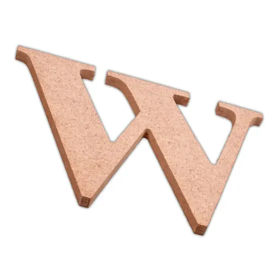 Little Birdie MDF Alphabets Upper Case 4" 1/Pkg-W {3}