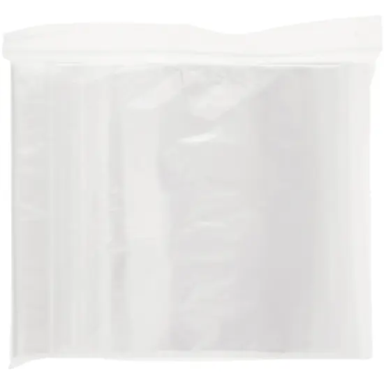 Plymor 8" x 8", 2 Mil with Hang-Hole Zipper Reclosable Plastic Bags {4}