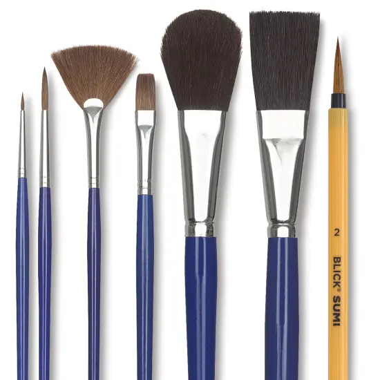 Blick Ceramic Glaze Detail Brush Set {2}