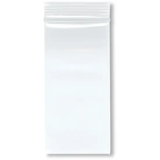 Plymor 2" x 4" (Pack of 100), 4 Mil Heavy Duty Zipper Reclosable Plastic Bags {1}