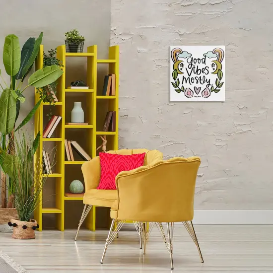 Stupell Industries Good Vibes Mostly Canvas Design by Mandy Ford Art + Illustration {8}