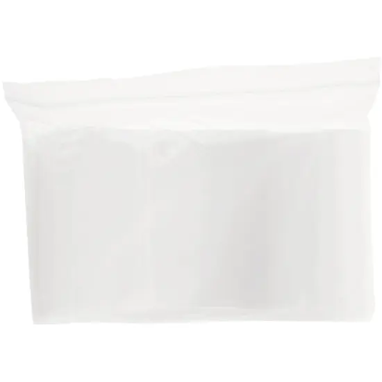 Plymor 5" x 7", 4 Mil Heavy Duty Zipper Reclosable Plastic Bags {4}