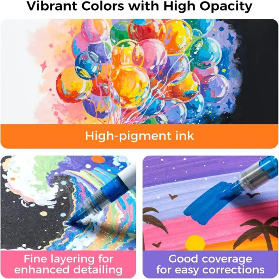 Acrylic Paint Markers Direct Liquid {4}