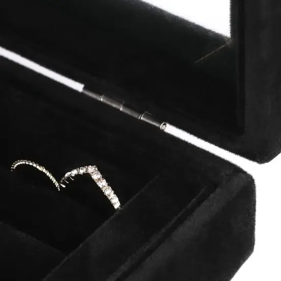 7 Slot Rings/Earring Organizer Tray with Clear Lid Jewelry Box {4}