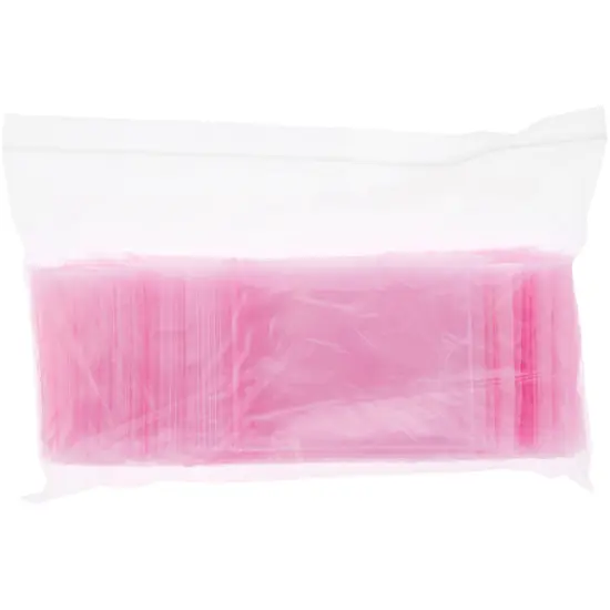 Plymor 2.5" x 3" (Pack of 100), 4 Mil Heavy Duty Anti-Static Zipper Reclosable Plastic Bags {4}