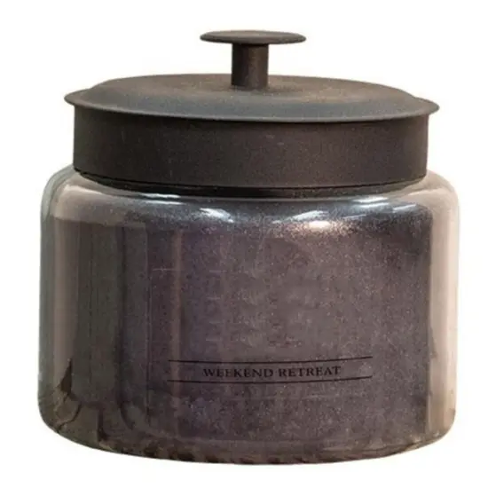 Weekend Retreat 64oz Jar Candle with Cedarwood and Spices {1}