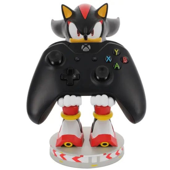 Exquisite Gaming: SEGA: Sonic - Shadow The Hedgehog - Cable Guys Original Controller & Phone Holder, Collectible Device Stand, Licensed Figure {3}