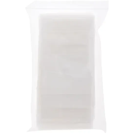 Plymor 5" x 7" (Pack of 100), 6 Mil Industrial Duty White-Block Zipper Reclosable Plastic Bags {4}