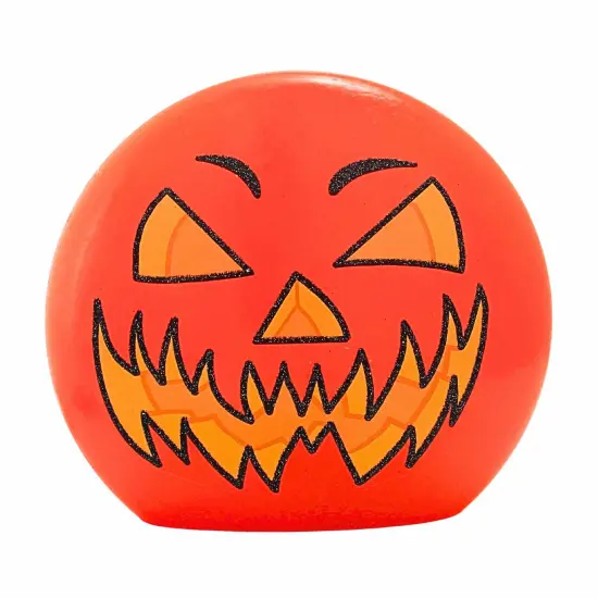 Stony Creek 7.0 Inch HalloweenPre-Lit Round Orb Sm Halloween Lighted Glass Accent , Halloween Decor Jack-O-Lantern SOLID {3}