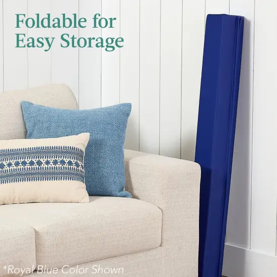 Best Choice Products 9ft Folding Medium-Density Foam Floor Balance Beam for Gymnastic and Tumbling Purple {3}