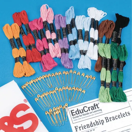 Friendship Bracelets Craft Kit (Pack of 50) {4}