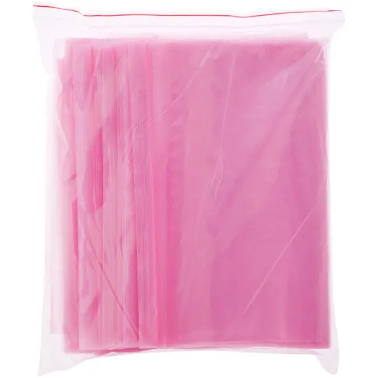 Plymor 13" x 18" (Pack of 100), 4 Mil Heavy Duty Anti-Static Zipper Reclosable Plastic Bags {4}