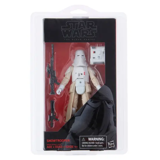 Protech SSSTAR-BLACK Star Case Storage / Display for Star Wars Black Series 6" Standard Size Figures in Red Highlighted Packaging or Black Series Archives Figures, 6.375" W x 9.75" H x 2" D {4}
