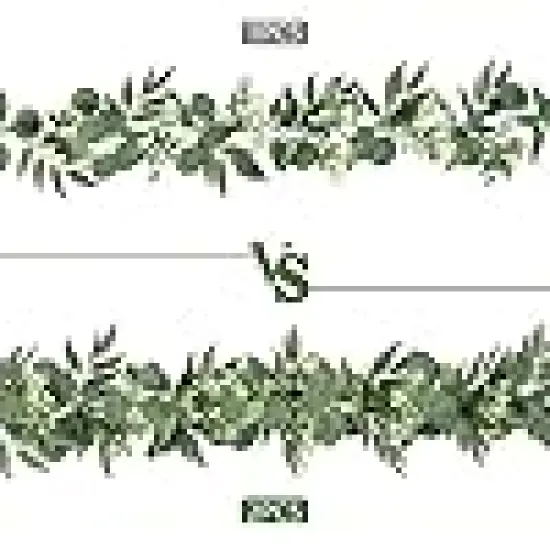 Gypsophila and Willow Leaves Faux Hanging {4}