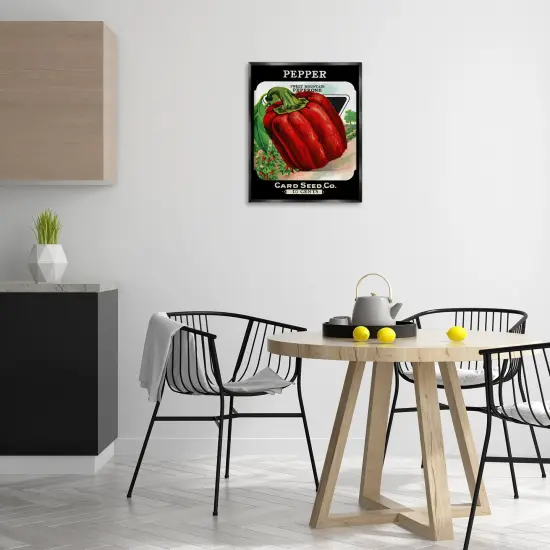 Stupell Industries Vintage Garden Peppers Floating Frame Design by Lil' Rue {2}