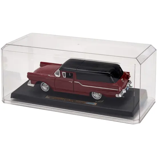 Pioneer Plastics 576C-UV Clear Plastic Display Case for Large 1:18 Scale Cars (UV Resistant), 15.5" W x 7" D x 6" H (Mailer Box) {4}