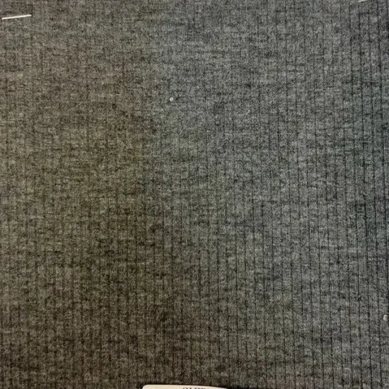 Stretch 4x2 Rib Knit Fabric 1 Yard Solid Color, Poly Rayon Spandex, 52/54&Prime; Width H.CHARCOAL {1}