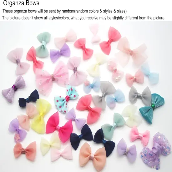 100 Count Mix Satin Ribbon Rose Flowers {5}