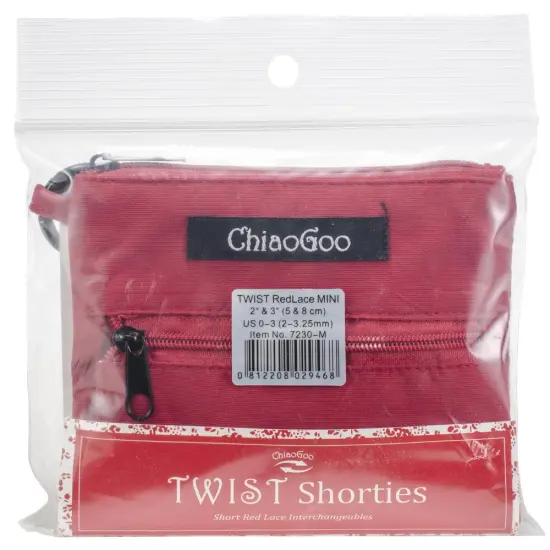 ChiaoGoo TWIST Shorties Set 2" & 3" - US 0-3 (2--3.25mm) {1}