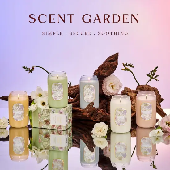 Aromatherapy Green Soy Scented Candle - Fresh Sage Citrus Scent, 10.6 oz, 60-Hour Burn,Clean Stress Relief Candles Gift for Birthday,Valentine's Day,Mother Day {4}