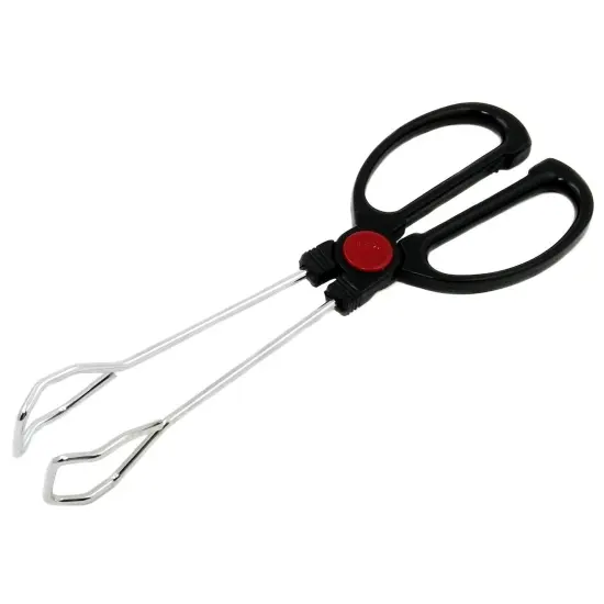 Chef Craft 10" Long Buffet Serving Tongs with Cool-Touch Plastic Handles {2}