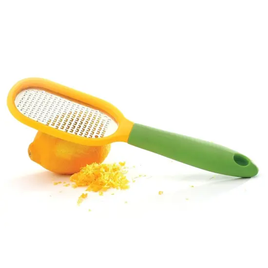 Norpro Grip-EZ Laser Etched Stainless Steel Blade Citrus Zester Grater with Sheath {3}