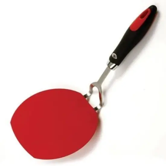 Norpro Small / Large Grip-EZ Stainless Steel / Nylon Flexible Turner Spatula Set {3}