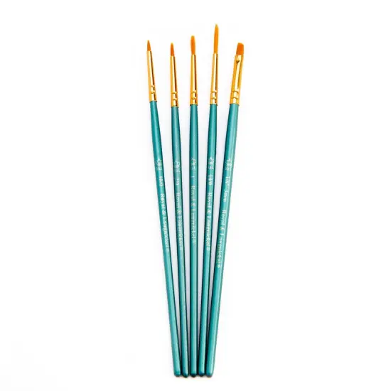 RSET-9197 | 5pc Golden Taklon Variety Brush Set {2}