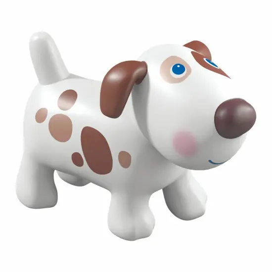 HABA Little Friends Dog Lucky - Pet Toy Figure with Doghouse & Wooden Bones Multicolor {3}