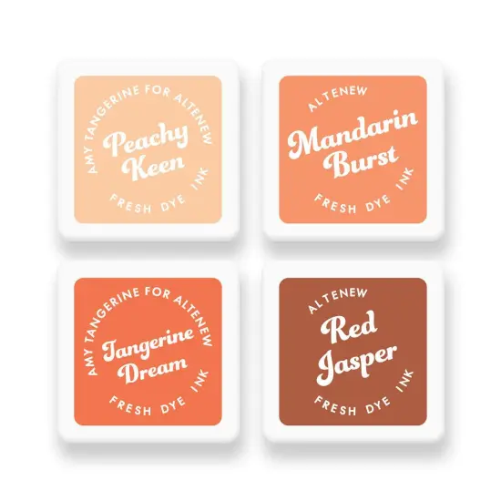 Tropical Tango Fresh Dye Ink Mini Cube Set {1}