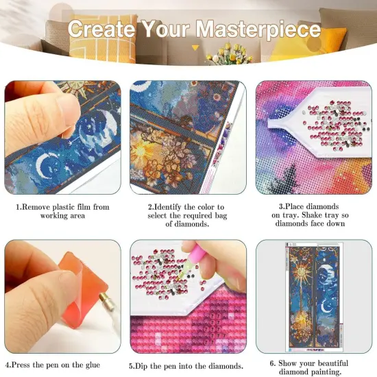 Sun and Moon Diamond Painting Kits for Adults {5}