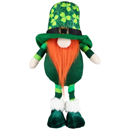 Northlight Standing Shamrock St Patrick's Day Gnome - 12.5" Green {3}