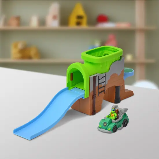 Legend Toys Teenage Mutant Ninja Turtles TMNT Mini Vehicle Playset &ndash; Ninja Turtles Race Track & Car Adventure - Officially Licensed {2}