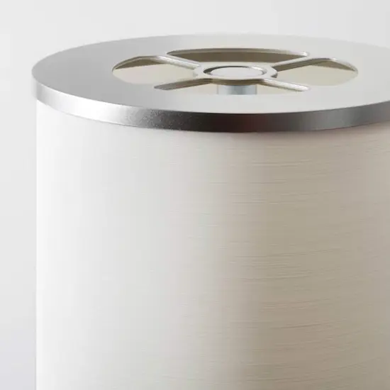 Floor Lamp with White Textile Shade 54" {4}