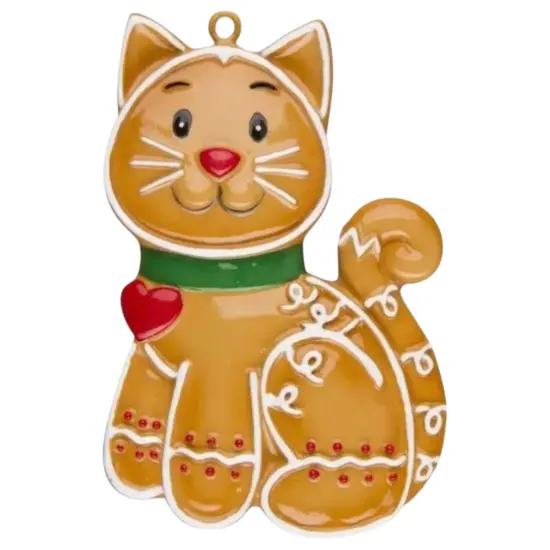Gingerbread Cat Ornament {1}