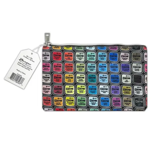 Tim Holtz Distress Zipper Bag-Medium, 6"X10" {3}