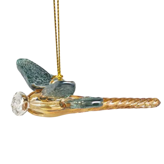 Egyptian Glass Dragon Fly - Green Wings {3}